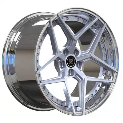 19 inci 19x10 19x10.5 2 Buah Roda Tempa Toyota Supra Melangkah Pelek Bibir Dipoles