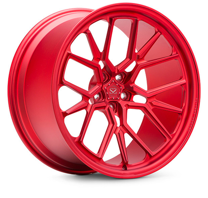 M3 Candy 1 Piece Forged Monoblock Wheel Red Slight Spoke Untuk Disesuaikan