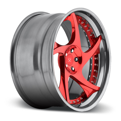 19x9.0 3PC Pelek Paduan Aluminium Tempa Untuk GOLF Mk6 GTD