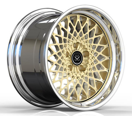 Polish Forged 2 Piece Step Lips Rims Pontiac Trans AM GTA 18x10.5 Gold