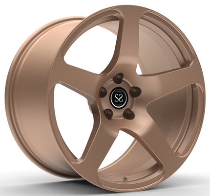 Monoblock 1 Buah Velg Forged For Mustang GT 19inch Concave Dark Bronze