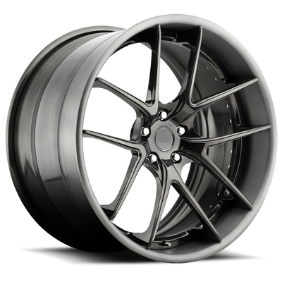 21X9 / 21X10.5 3PC Pelek Paduan Aluminium Tempa ET 90mm Untuk Mercedes Benz Amg Cls63
