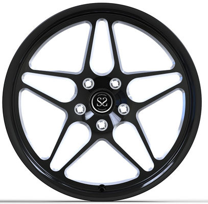 Honda Civic R FL5 Forged 1 Piece Aluminium Wheels 9.5Jx19 ET60 Gloss Black+Milling