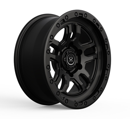Velg 17X7 4X4 Velg Mobil Tempa Off Road Matte Black Untuk Toyota 4runner