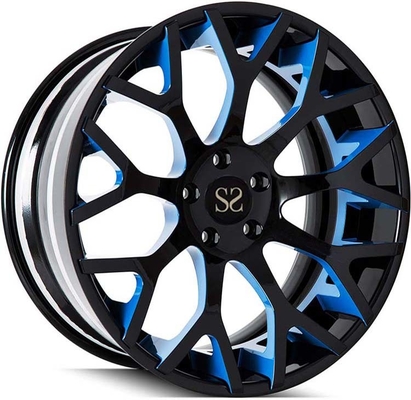 Gloss Black 3PC Forged Aluminium Alloy Rims 19x9 Dan 19x10.5 Untuk Mercedes Benz E200