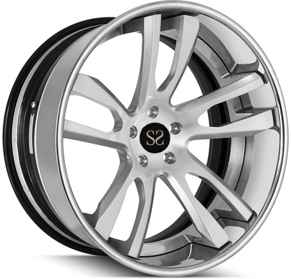 BMW X3 G01 2Piece Forged Wheels 24inci Aluminium Alloy Clear Brushed