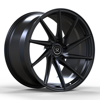 Gloss Hitam Kustom 1PC Pelek Ditempa BMW M5 VI Terhuyung-huyung 20X9.5 Dan 20x10.5