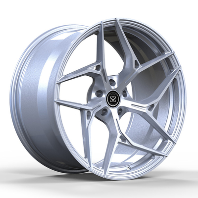 Perak 1PC Pelek Paduan Aluminium Tempa C6 Custom Staggered 19 Dan 20