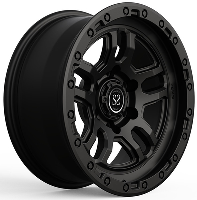 20x8.5 6x114.3 Pelek Monoblock Tempa Hitam Kustom Untuk NISSAN NAVARA D23