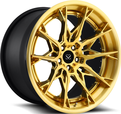 18 inci 2pc roda paduan tempa 5x100 5x105 5x112 5x120 Untuk Porsche Macan Custom rims