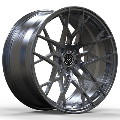 8.5Jx21 ET25 Dan 10Jx21 ET41 Dark Brushed Custom Tuning Forged Rims Untuk BMW ALPINA B7 G12