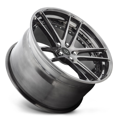 Hyper Silver 1PC Kerangka Kereta Alloy Digunakan Untuk Roda Tesla Custom Luxury