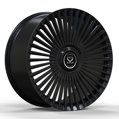 Hummer H2 Custom 1-PC roda tempa 24x14 8x165.1 Gloss Hitam