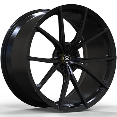 Custom Gloss Hitam 20x8.5 5x112 1-PC Kerucut Kerucut Untuk Volkswagen Viloran