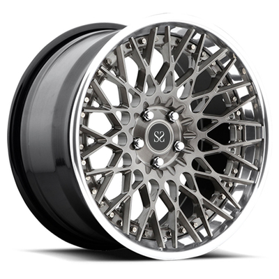 2-PC 18 19 20 21 22 Inch Polished Untuk Audi S4 Rims Dipalsukan Alloy Custom Wheels
