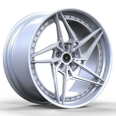 Custom 21x9 Perak 2 PC Digunakan Untuk Audi Q7