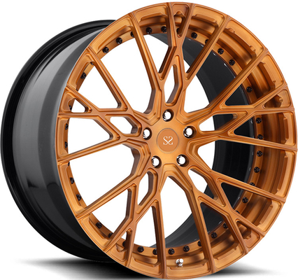 2-pc 18 19 20 inci Oranye untuk Rs4 Roda Rims Alloy Dipalsukan
