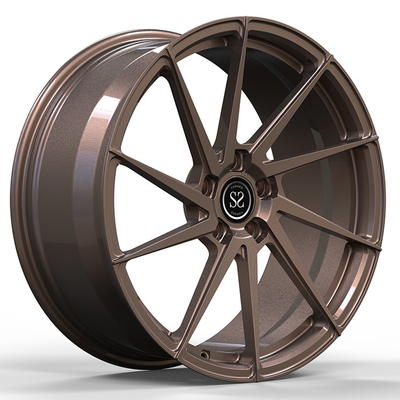 C6 Z06 Corvette Twist Style Dipalsukan 1-PC Rims Gloss Perunggu 19x11 dan 19x12