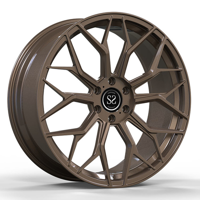 6x139.7 Custom Matt Bronze Forged Off Road Wheels Untuk Tangki 300