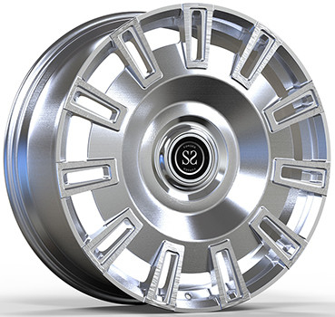 24 x 10.5 dan 11 Custom 1 Piece Wheels Forged Brushed Face Untuk Rolls Royce Cullinan