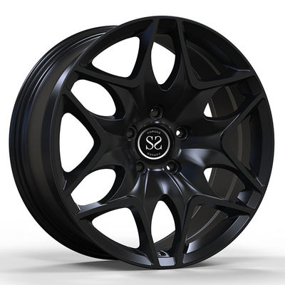 VW ID Buzz Custom Dipalsukan 2-PC Rims 22x9.0 dan 22x10.5 Satin Hitam
