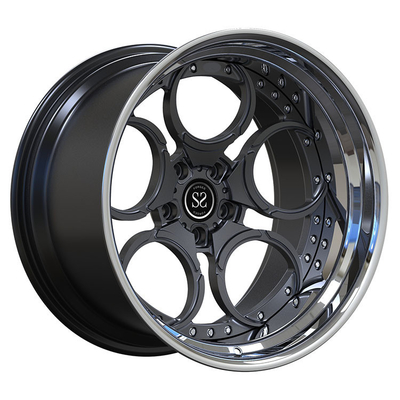 19 20 Inch Forged 2 PC Alloy Rims Kustom Untuk Mustang 500 Brush