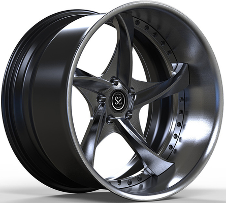 5x115 20x11.5 dan 20x12 Custom 2 Piece Forged Wheels Untuk Doge Challenger