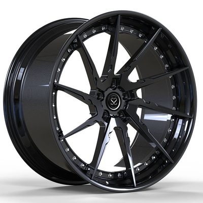 Lamborghini Custom 20 Inch 2 Piece Pelek Roda Tempa Bibir Besar 5x120