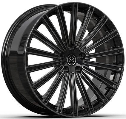 23x11.5 Gloss Hitam Spokes Mesin 1-PC roda palsu Untuk 2011 G Wagon