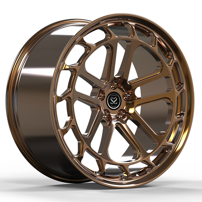 Bolt Pattern 5x128 Custom Bronze Polished 1 Piece Forged Wheels 20 dan 21 inci untuk Aston Martin DB11 AM5