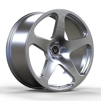 19x8.5 Clear Brushed 1 Piece Forged Wheels Untuk 2016 VW Caddy