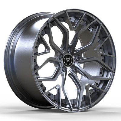 Satin Gun Metal 18x9.5 dan 18x10.5 Custom Forged 2-PC Rims Untuk 2010 E92 M3