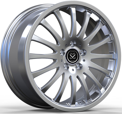 18x8.5 Gloss Silver 1 Piece Wheels Untuk Mercedes Benz S500 1998