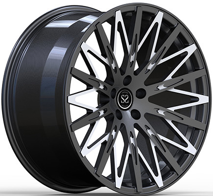 22x9.5/ET 12/22x11ET 32 PCD 5x112/CB 66.6 Pistol Metal dan Rims Wajah Putih Untuk BMW 760e 2023