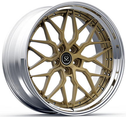 17x8.5ET18/17x9.5 ET24/5x120/72.6 3 Piece Forged Wheels Untuk BMW E36