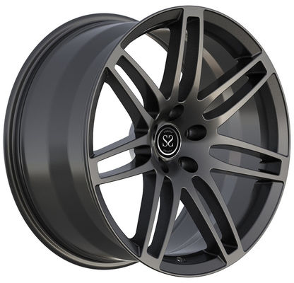 Audi RS 6 2017 Replica Style 1 Piece Wheels forged in Gun Metal 22x10.5 Terbuat dari 6061 T6 Aluminium Alloy
