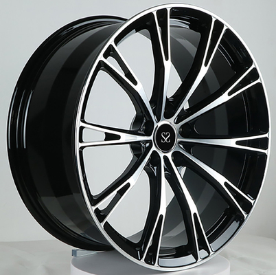 Audi allroad C7 roda tempa 20x9.0/ET32/21/5x112/66.6 Gloss Hitam Mesin wajah