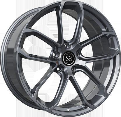 20x10 abu-abu 1-PC Rims Alloy Aluminium Dipalsukan Untuk Porsche Cayenne
