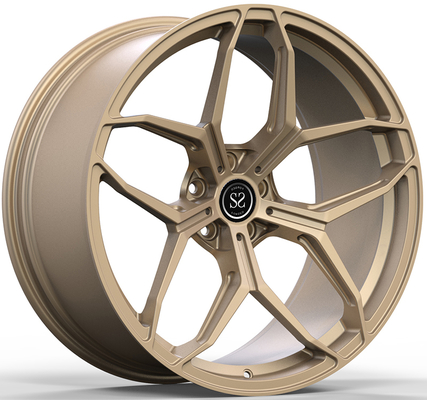 19x9.5 dan 10.5 Perunggu Custom 1 Piece Forged Wheels untuk 2004 E46 M3