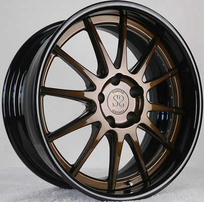 18x9.5ET36/19x11ET67/5x120.65 /70.3 Custom Dipalsukan 2-PC Rim untuk Corvette C6