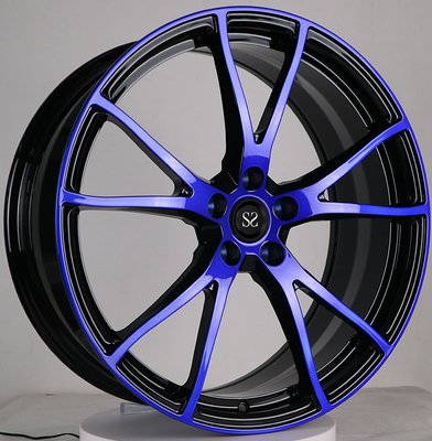 Tesla Model 3 Goss Black dan Blue Face Velg Tempa 1-PC 20x9.0 dan 20x10