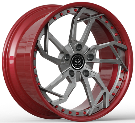 Velg Tempa 2-PC Kustom 20x9.5 dan 21x12 untuk Porsche Carrera 992