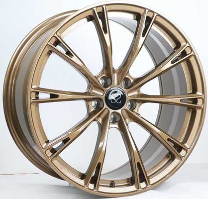 20x9.0/ET32/21/5x112/66.6 Gloss Bronze Custom 1-PC Rim untuk Audi allroad C7