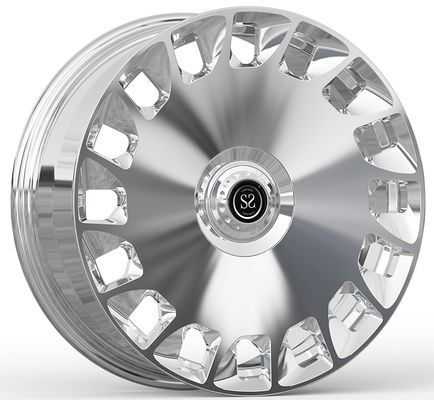 20x9.0 Brushed Face and Polished Windows 1-PC Forged Rims for LAND ROVER RANGE ROVER