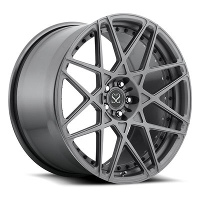 22 Inches 2-Piece Lock Aluminum Alloy Forged Wheels For Urus Wheels Gray