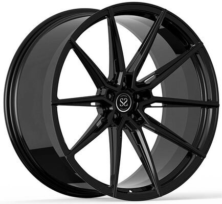 21x9.5 dan 21x11 Piano Hitam Custom 1-PC diamuk velg dengan pola baut 5x130 untuk Porsche