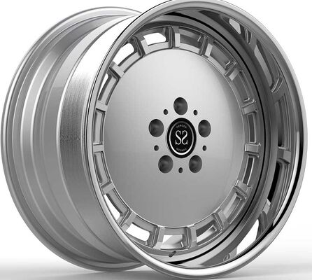 19x8.5ET38/19x9.5ET56/5x112/66.6 3-PC Polished+Bronze Rims Untuk2019 Mercedes-Benz C-Class AMG C 63 S Br205
