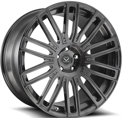 Gun Metal 19 inch Disesuaikan 1-Piece 20 21 22 24 Forged Wheels Terbuat dari 6061-T6 Forged Aluminium Alloy Untuk Bentley