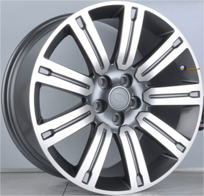 Paduan RIms Untuk Range Rover V6 / 20inch Gun Logam Machined 1-PC Alloy Wheel RIms