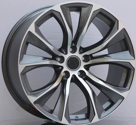 Gun Logam Mesin Mobil Rims dengan PCD 5x120 Untuk BMW X6 / Warna Disesuaikan 20 inch Ditempa Alloy Wheel Rims